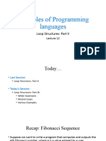 Lecture 12 Loop Structures PartII