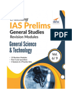 General Science & Technology Cracking IAS General Studies Prelims-Disha