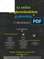 Az Online Drogkereskedelem Gyakorlata OKRI