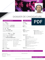 Dossier Candidature Digital College