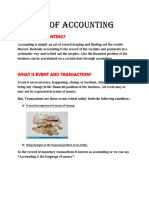 Meaning of Accounting, Terminology, Ifrs