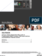 BEHRINGER X32 Rack Service Manual Rev.0