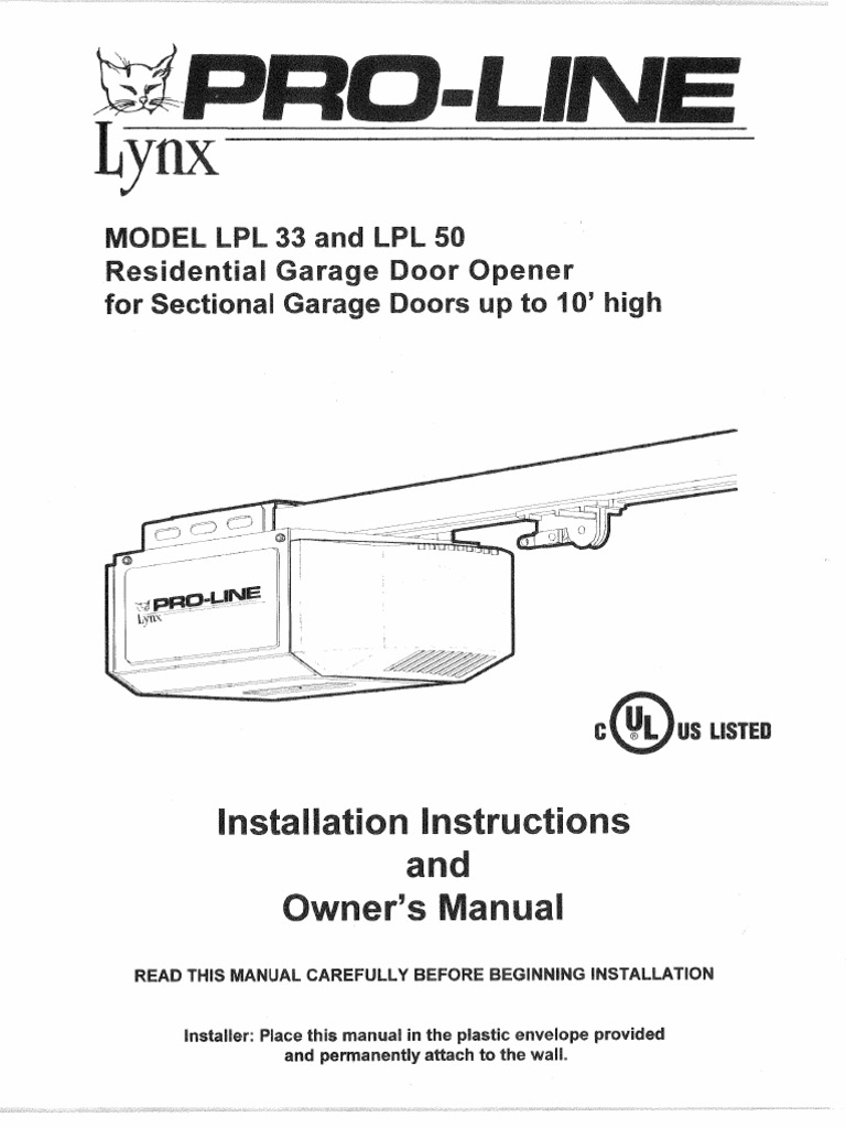 Lynx 455 Lpl Manual