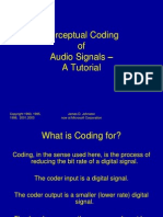 Perceptual Coding