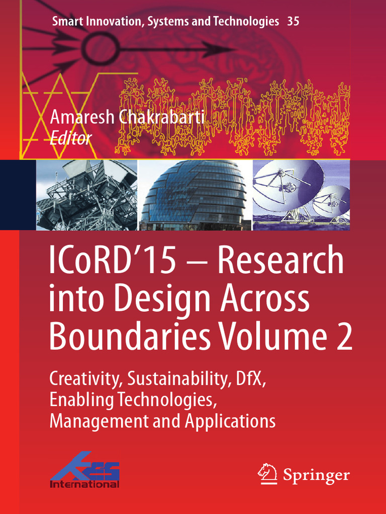 Icord'15 - Research Into Design Across Boundaries Volume 2: Amaresh ...