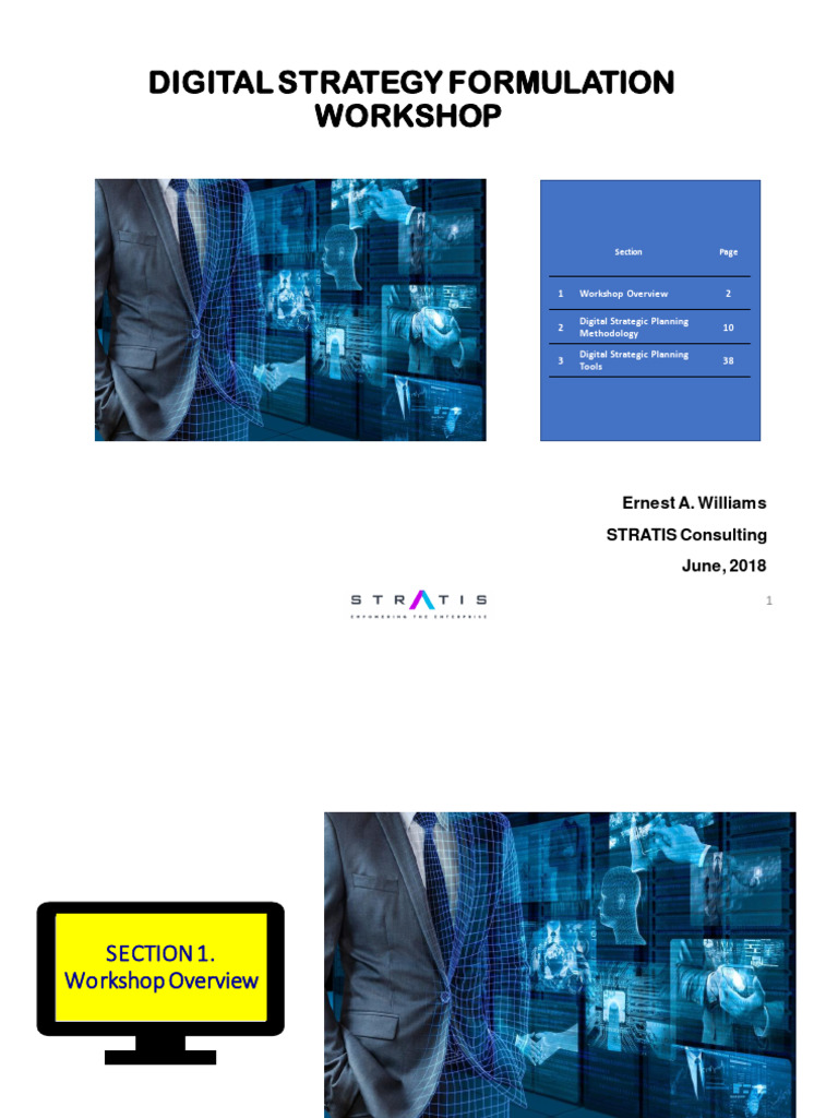 Digital Strategy Workshop Overview | PDF | Enterprise Architecture ...