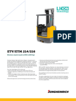 Jungheinrich Etv 216 Retractil