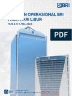 Daftar Uker Operasional Layanan Pada Hari Libur 15, 16 & 17 April 2022
