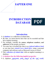 Dbms Chapter 1