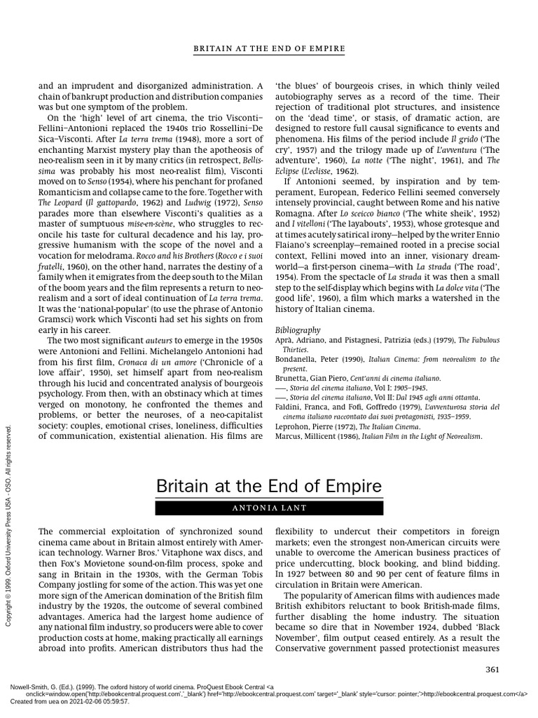 The oxford history of world cinema 2 sound cinema