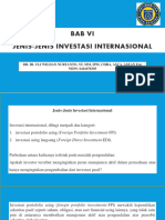 Jenis-Jenis Investasi Internasional