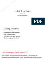 7.1 Fractions Level 7
