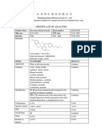 COA Elacestrant Dihydrochloride Shandongkehui - 20240120221842
