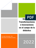 Diálogos, Transformaciones e Innovaciones en El Campo de La Didactica 2022