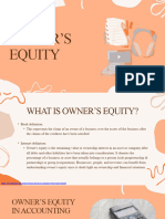 Chart of Accounts - Owner's Equity