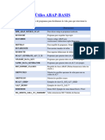 Programas Útiles ABAP