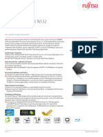 Fujitsu LIFEBOOK N532 Notebook: Datenblatt