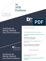 Instalação Do MSSQL SERVER para Totvs Protheus