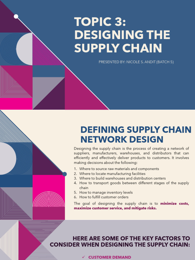 Supply Chain Network Design Guide | PDF | Supply Chain | Warehouse