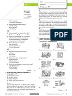 Teen Explorer 7, Placement Test, Grupa 1