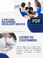 5 Tips For Delivering Excellent Service