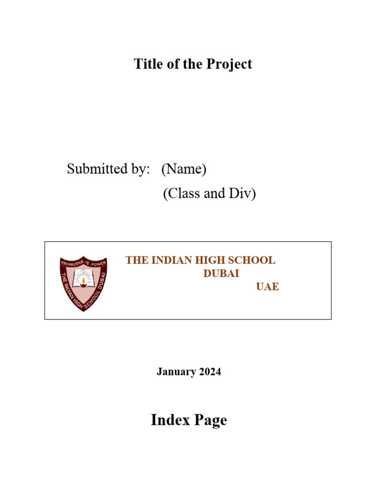 Grade 11 Project Report An Outlook Pdf Learning Cognition