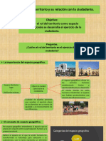 Territorio y Su Relación Con La Ciudadania