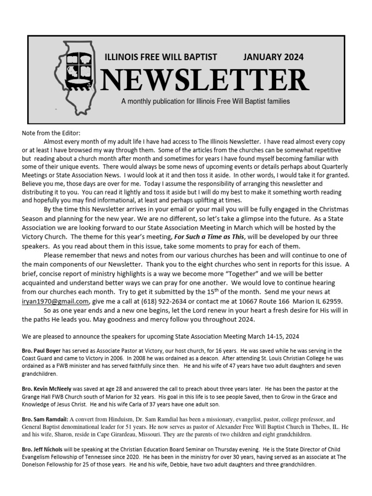2024 January Newsletter | PDF