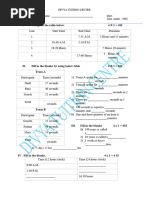 Class 4 Time and Calander