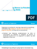 8.2 Kalagayan NG Panahonsa Obra