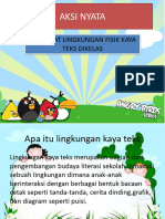 Aksi Nyata Membuat Lingkungan Fisik Kaya Teks Dikelas