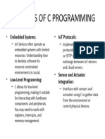 Concepts of C Programming: Embedded Systems: Iot Protocols