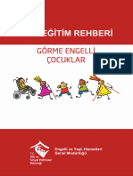 Gorme Engelli Cocuklar Aile Egitim Rehberi Link Indirmek Icin Tiklayiniz