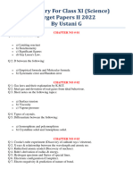 Xi Chemistry Old Book 2 Day Target Paper