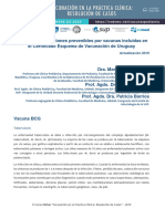 Texto Transversal Resumen de Infecciones Prevenibles Por Vacunas Incluidas en El Certificado Esquema de Vacunación de Uruguay PUB