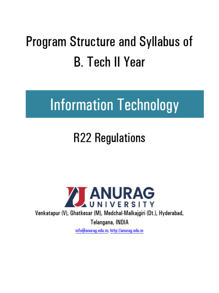 Syllabus Copy 2nd Year | PDF | Object Oriented Programming | Class ...