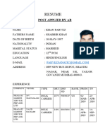 Kparvez CV