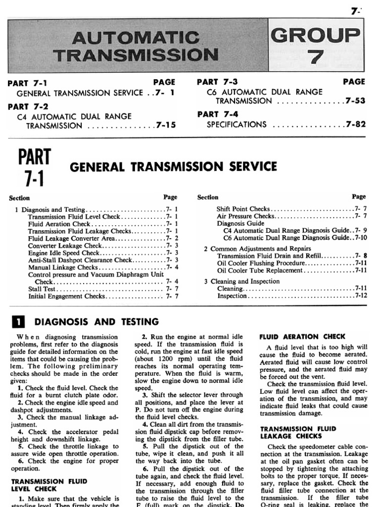 Automatic Transmission Service Guide | PDF | Leak | Transmission ...