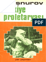 A. Şnurov - Türkiye Proletaryası (Çev. Güneş Bozkaya) (Yar - 2006, 3. Basım) Cs