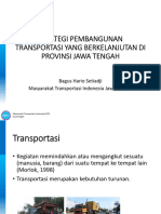 Strategi Pembangunan Transportasi Yang Berkelanjutan Di Provinsi Jawa Tengah