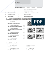 Ficha Possessive Determinants