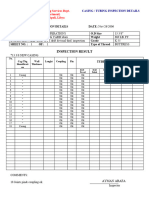 Inspection Result: 13 3/8" 68# LB. FT K55 Buttress