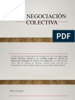 La Negociación Colectiva