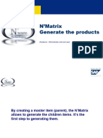 02 - N'Matrix - Generate The Products With NMatrix