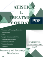 STATISTICAL TREATMENT OF DATA (Autosaved)