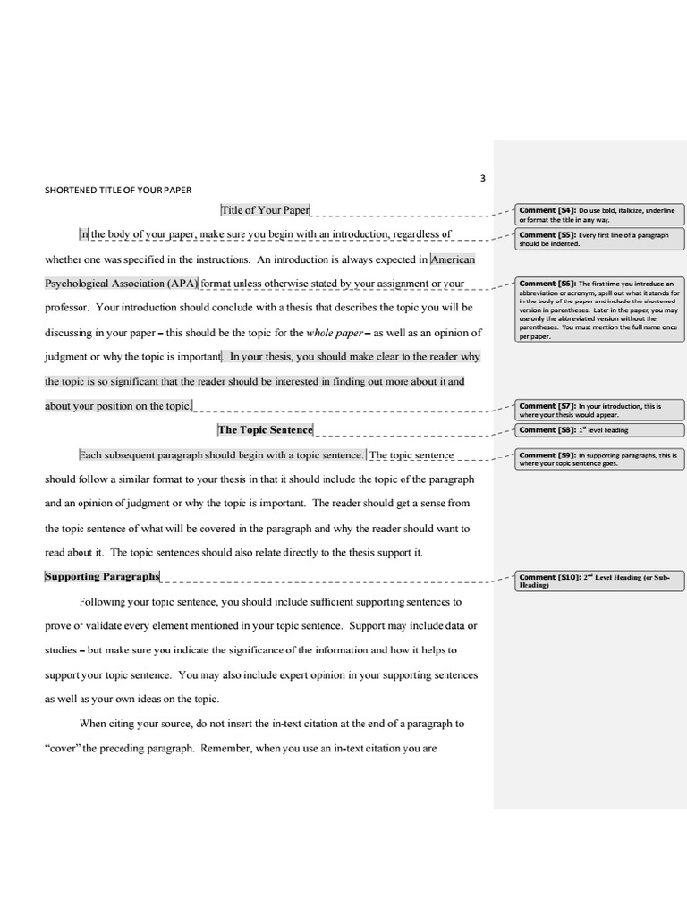 How to Write a Research Paper Apa Example 1 | PDF