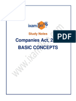 Companies Act 2013 Important Points Summary
