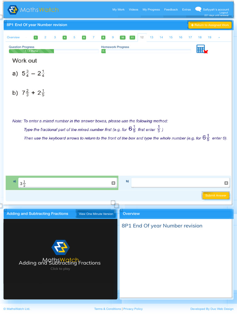 Year-End Maths Revision Guide | PDF