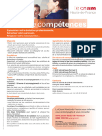 2022 Fiche Bilan de Competences Au Cnam HDF