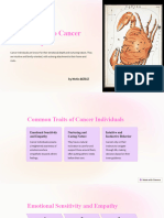 Introduction To Cancer Personality
